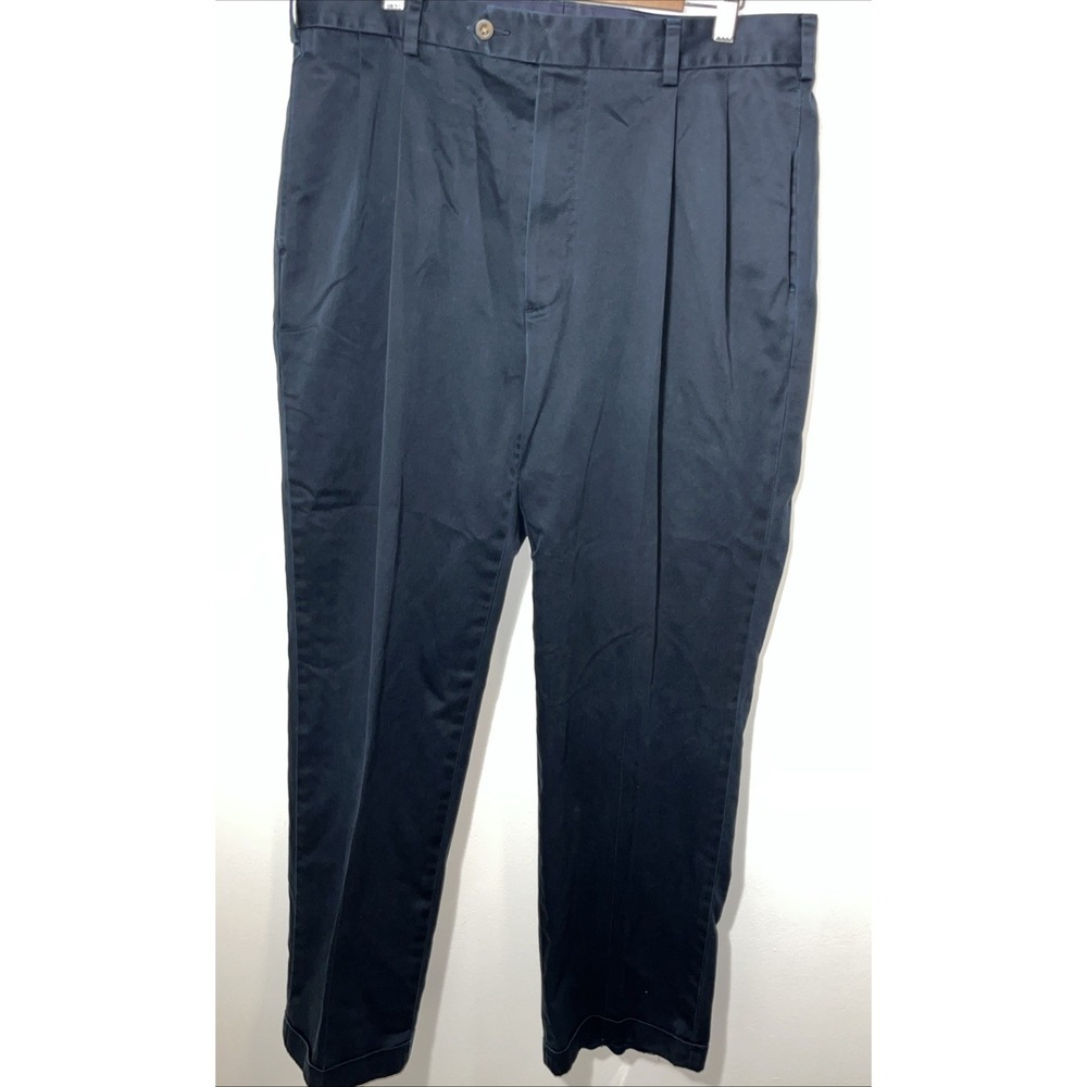 Traveler Performance Traditional Fit  Pleated Chinos‎ 36x32